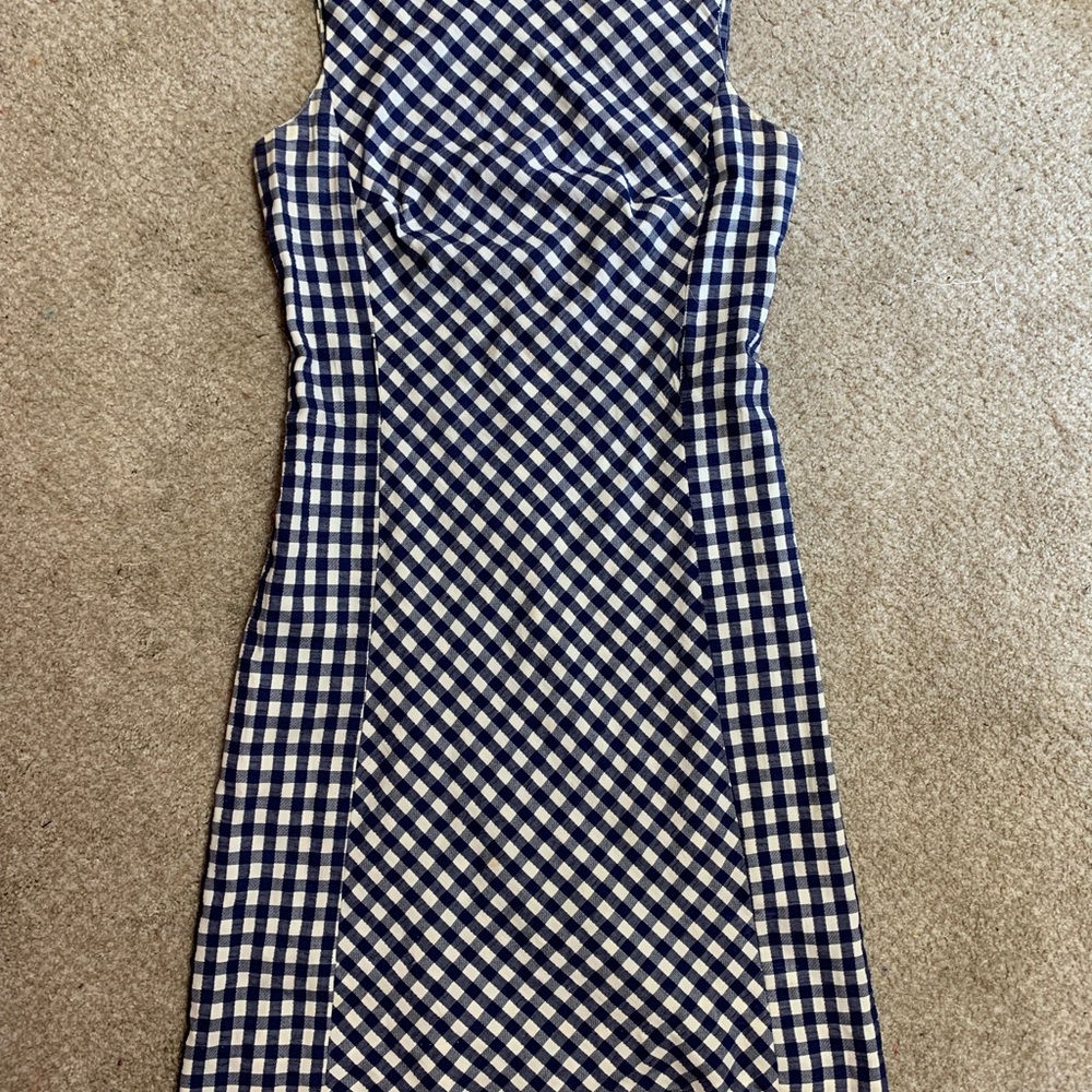 True Vintage 1960s Plaid Mod Dress